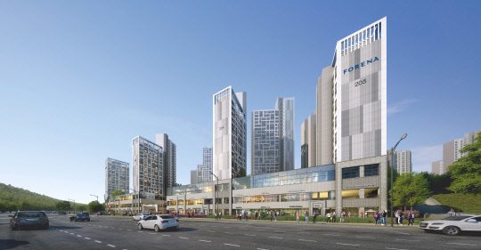 포레나 루원시티 조감도. <한화건설 제공>